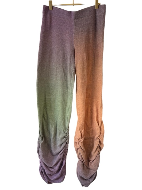 Jade Pants - 🍈💜🌞 Jade Ombre Ruched Track Pants in Purple, Green & Orange 🌞💜🍈